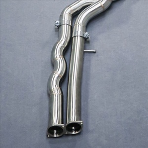 Tuyau d'échappement intermédiaire en acier inoxydable 70 mm 20G M2 Competition à longueur égale pour BMW M2C F87 S55 3.0T sans résonateur - Product Image 3