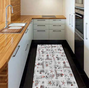 Tappetino per porta in Pvc antiscivolo di forma morbida e confortevole personalizzabile tappetino per porta del bagno con tappetino anteriore - Product Image 3