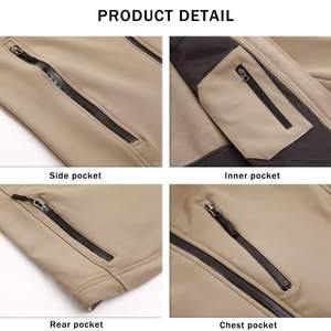 <span class=keywords><strong>Veste</strong></span> coupe-vent d'hiver à capuche pour homme, <span class=keywords><strong>veste</strong></span> <span class=keywords><strong>softshell</strong></span> imperméable, <span class=keywords><strong>veste</strong></span> de randonnée, <span class=keywords><strong>veste</strong></span> tactique de travail - Product Image 4