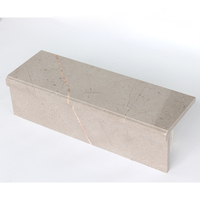 Marches personnalisés en pierre de marbre pour escaliers, antidérapant, carrelage d'intérieur, carreaux de marches