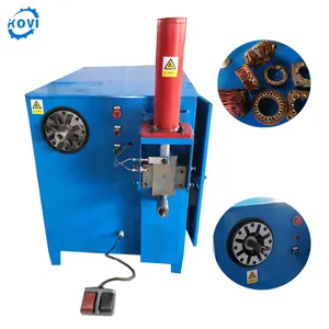 Hydraulic electric motor stator wire dismantling winding stator copper cutting machine stator splitting motor recycling machine