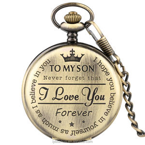 Fashion Forever orologio da tasca <span class=keywords><strong>a</strong></span> <span class=keywords><strong>mio</strong></span> <span class=keywords><strong>figlio</strong></span> ti amo per sempre orologi da tasca - Product Image 3