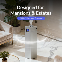 Diffuseur d'huiles essentielles intelligent A300 professionnel avec commande par application, diffuseur d'arômes pur pour la maison, le bureau, l'hôtel, en métal