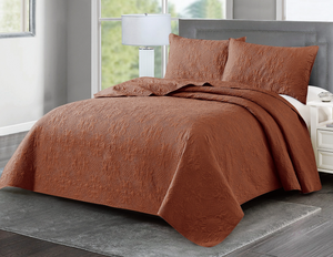 Easy Care Polyester <strong>Quilted</strong> Bedspread <strong>Throw</strong> Over Large Sofa Bed Cover Blanket - Product Image 4