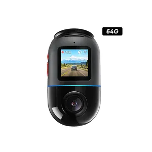 70mai X200 360 Full View Car DVR Omni-Built-In GPS ADAS Night Owl Vision 24H Parking Monitor eMMC Storage LCD Dash Cam Cars