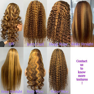 200 densità ricci 7x5 Pre-taglio in pizzo colorato senza colla <span class=keywords><strong>capelli</strong></span> umani <span class=keywords><strong>parrucche</strong></span> evidenziano 13x4 pizzo anteriore <span class=keywords><strong>capelli</strong></span> umani <span class=keywords><strong>parrucche</strong></span> da donna - Product Image 6