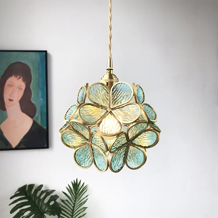 modern creative poluhedron chandelier living room bulb pendant lamp bedroom kitchen creative golden green chandeliers