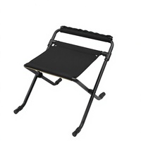 Tabouret de camping pliable portable en alliage d'aluminium avec siège en tissu Oxford pour la plage, le parc et les pique-niques