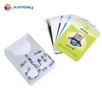 Cetak khusus Printer pabrikan 4C The Mind Question Print On Demand kertas Card Game dengan buku panduan kotak kualitas tinggi