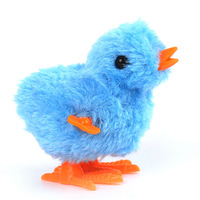 Jouet à remonter en peluche en forme de poulet mignon pour enfants avec fonction de saut, jouet pour bébé