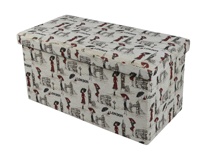 Rangement personnalisé pliable repose-pieds tabouret rectangle pouf gain de place profond rembourré pouf cube carré
