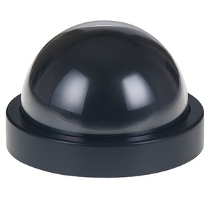 Simulated <b>Security</b> Camera Hemispherical Battery Powered With Light Indoor Outdoor Surveillance Accessory - Product Image 5