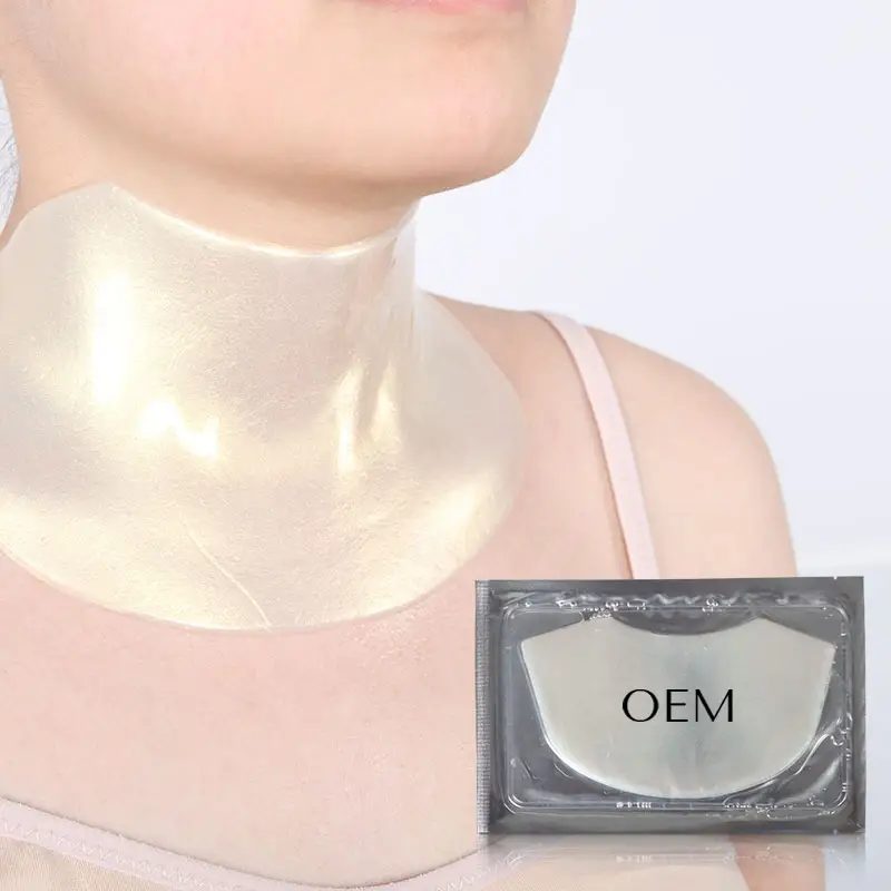 Best Effective Your Logo Repair Cervical Stripe Anti-Wrinkle Chest Anti Ageing Moisturizing Firming Neck Sheet Mask