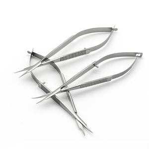 Tijeras para Conjuntiva, Oftálmicas, Microquirúrgicas, de Acero Inoxidable, Rectas/Curvas, con Punta Puntiaguda, 12 cm, Instrumentos Quirúrgicos Oftálmicos - Product Image 6