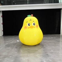 Modèles gonflables géants personnalisés en forme de tomates de dessin animé, en peluche, pour la décoration d'événements (aliments et fruits gonflables)