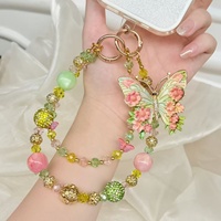 Nueva Cadena de Teléfono de Lujo con Bolas de Cristal y Diamantes, Hecha a Mano, Personalizada, con Cuentas