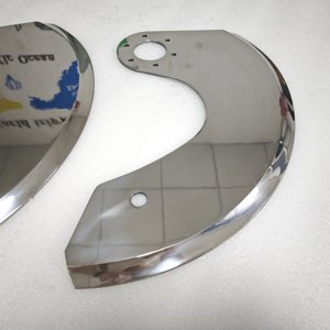 Lưỡi dao cắt thép không gỉ cong tùy chỉnh cho máy xay thịt được sử dụng trong nhà hàng Điều kiện Mới Dao cắt thịt hiệu quả - Product Image 2