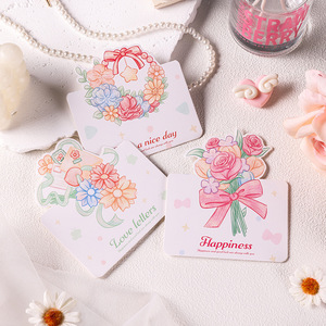 Vente en gros d'usine, bouquet personnalisé pour la Saint-Valentin, petit bouquet romantique, carte de vœux imprimée en couleur - Product Image 6