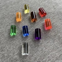 설치하기 쉬운 휴대용 아크릴 풀 큐 페룰 다채로운 새로운 수영장 당구 큐 페룰 크기 25mm * 15mm 큐 스틱 용