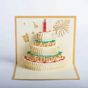 3d оптовая продажа пользовательский дизайн ручной работы шутка смешной юмор подарок на день рождения поздравительная открытка для ваших друзей