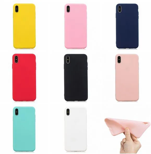 For Samsung Galaxy S22 Plus S21 Ultra FE A13 A33 A53 A73 5G Case Frosted Matte Soft TPU Case Silicone Gel Skin Cover