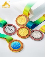 Nouvelle Conception 2026 – Médailles en Aluminium Gravées Écologiques avec Cristal, Motif Sportif Personnalisé pour la Récompense des Vainqueurs, Médaille Commémorative Colorée