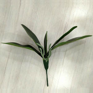 Plantes artificielles en verdure, feuilles d'<span class=keywords><strong>orchidée</strong></span> papillon, toucher réaliste, sensation de toucher réel pour la décoration de la maison et du bureau - Product Image 3