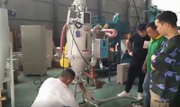 Machine de séchage de granulés d'aliments pour poissons flottants, déshydrateur d'aliments pour animaux de compagnie, déshumidificateur, machine de séchage de granulés en plastique HJ-G100