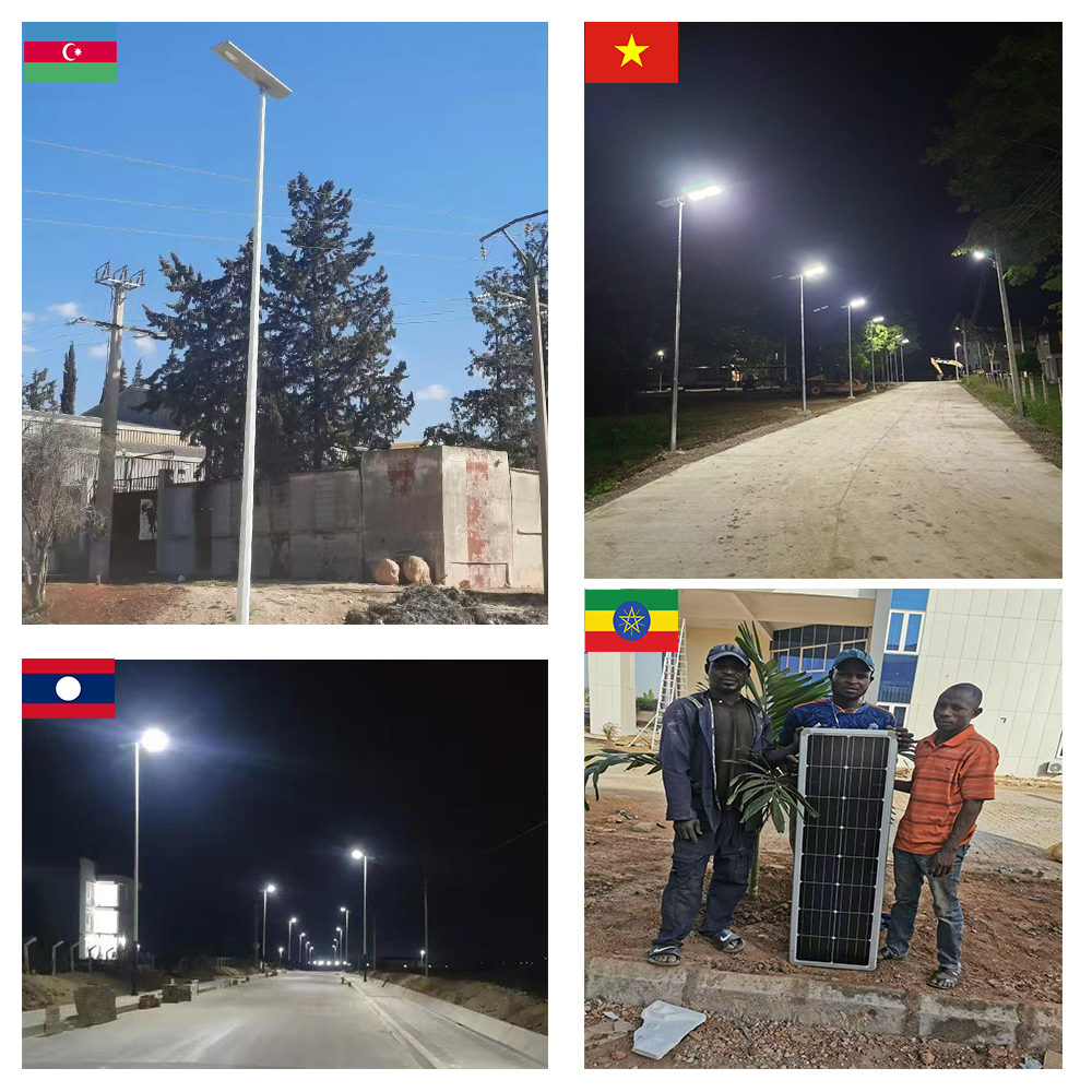 High Efficiency IP65 LED Solar Street Light All in One PV Panel Lithium Battery for Garden and Outdoor Parking Lighting · image 6