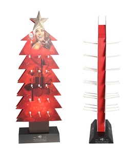 Giáng Sinh Cây Hiển Thị Giá Cả Cạnh Tranh Với Chất Lượng Cao Siêu Thị Giấy POS Hiển Thị Với Hook - Product Image 1