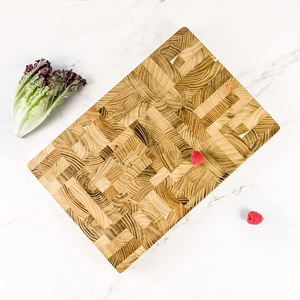 Tabla de cortar madera de teca grande para cocina, picadora de carnicero, tabla de cortar de grano - Product Image 5