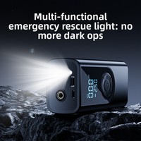 Wireless Portable Car Air Pump Dual Digital Display USB Rechargeable Tire Inflator for Car Motorcycle Bicycle