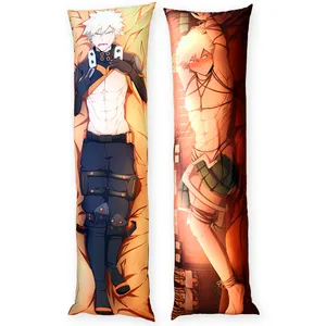 Vograce-almohada de 180x60cm de largo para el cuerpo, cojín Interior de Anime con relleno, color blanco, para interiores