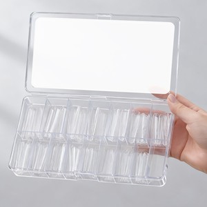 ZHI JIA Profesional, 240 <span class=keywords><strong>Moldes</strong></span> Ovalados para Uñas, Puntas de Uñas de Doble Forma para Extensión Rápida de Poly Gel - Product Image 6