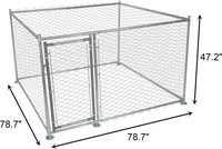 Fil de jeu pour chiot en métal, grand niche d'extérieur pour chien, boîte de bricolage, Cage de maison