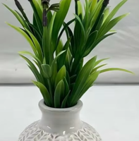 Fleurs artificielles de haute qualité à faible MOQ, plantes ornementales courtes pour Noël, mariage, intérieur, décoration maison, écologiques, résistantes aux UV