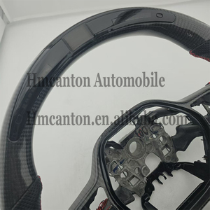 Volant de voiture en cuir perforé en fibre de carbone LED Hycent Sports de haute qualité pour Civic 11e génération (2021-2024) 50MM Grip - Product Image 4