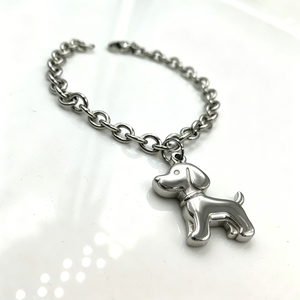 Pulsera de Acero Inoxidable con Diseño de <span class=keywords><strong>Oso</strong></span> para Mujer, Joyería de Moda, Regalo, Brazalete, Pulsera con <span class=keywords><strong>Cadena</strong></span> de Animal Lindo - Product Image 1