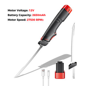 Cuchillo Eléctrico Recargable Inalámbrico <span class=keywords><strong>con</strong></span> Baterí<span class=keywords><strong>a</strong></span> de Litio, Cuchilla Recíproca de 9 Pulgadas <span class=keywords><strong>con</strong></span> Cuchillo de Pesca de 7 Pulgadas para Uso Doméstico - Product Image 1