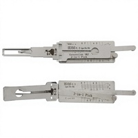 Lishi 2-in-1 HU66V.3 Silbernes Schlosserwerkzeug für VW Audi Skoda zum Öffnen von Autotüren