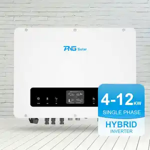 Inverter tenaga surya untuk rumah, Inverter tenaga surya tiga fase hibrida MPPT 120A 12,5 kVA 8KW 10kW 12kW 48V DC ke AC