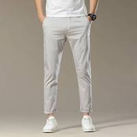 Men's Cotton Spandex Chino Trousers, Work Pants