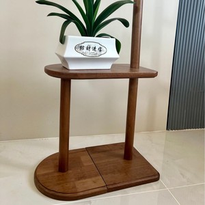 Perchero 3D de Madera Maciza, Estilo Chino Minimalista, Material de Pino Estable y Autónomo - Product Image 1