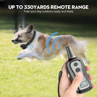 Collier de dressage pour chien rechargeable multicolore, étanche, portée de 1000 pieds, 3 modes (bip, vibration) pour chiens de petite, moyenne et grande taille