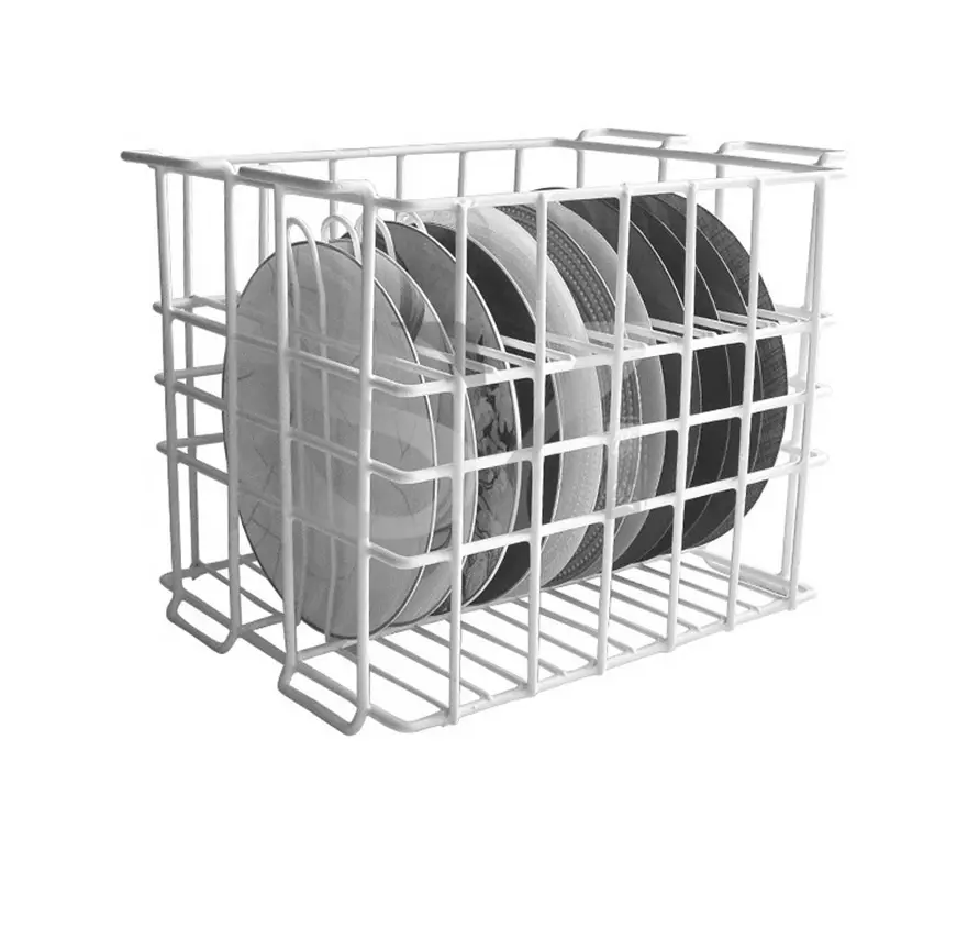Custom metal cleaning baskets for dishes/304 stainless steel grill mesh/ OEM metal wire shelf