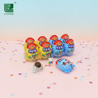 Chocolat au lait solide halal personnalisé en gros, bonbons en forme de jouet de dessin animé pour enfants, durée de conservation de 12 mois