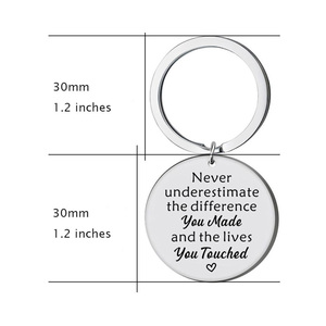 Porte-clés créatif pour la fête des enseignants, conçu pour la reconnaissance en classe, cadeaux pour occasions spéciales et utilisation quotidienne fiable - Product Image 3