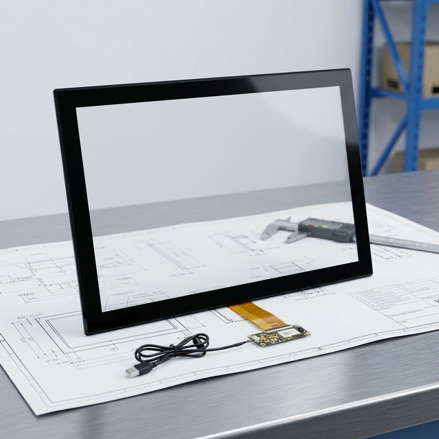 For Touch Monitor Industrial Touchscreen 21.5 Inch 21.5" Capacitive Touch Screen Panel Overlay Kit