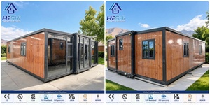 Casa Contenedor Prefabricada Expandible de Alta Calidad de 40 y 20 Pies, con 1, 2, 3, 4 o 5 Dormitorios, Casa Modular para Jardín - Product Image 2