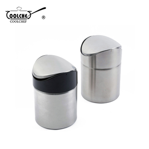 Metallo In Acciaio Inox Da Tavolo <span class=keywords><strong>Mini</strong></span> Bidone Dei Rifiuti Bidoni della <span class=keywords><strong>Spazzatura</strong></span> - Product Image 2